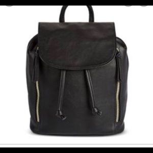 black mini backpack purse
